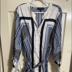 Lane Bryant tie blouse